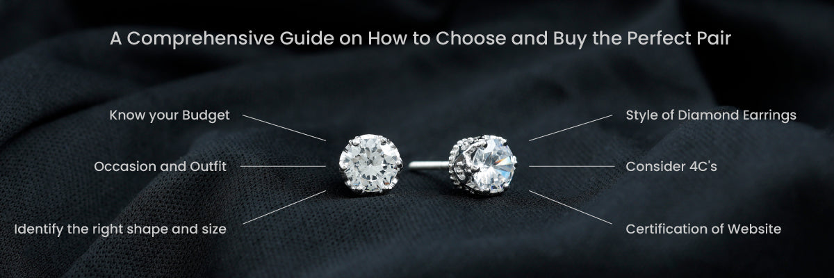 Diamond Stud Earrings:- A Comprehensive Guide on How to Choose and Buy the Perfect Pair"