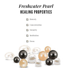 Natural Freshwater Pearl Open Circle Helix Earring Freshwater Pearl - ( AAA ) - Quality - Rosec Jewels