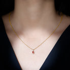 Oval Shape Orange Sapphire and Diamond Halo Pendant Orange Sapphire - ( AAA ) - Quality - Rosec Jewels