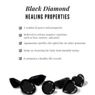 Real Black Diamond Half Eternity Ring with Moissanite Black Diamond - ( AAA ) - Quality - Rosec Jewels