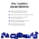 Real Blue Sapphire and Moissanite Ring Set Blue Sapphire - ( AAA ) - Quality - Rosec Jewels