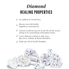 Natural Diamond Moon Dangling Hoop Earring Diamond - ( HI-SI ) - Color and Clarity - Rosec Jewels