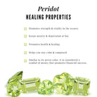 Peridot and Diamond Teardrop Pendant Necklace Peridot - ( AAA ) - Quality - Rosec Jewels