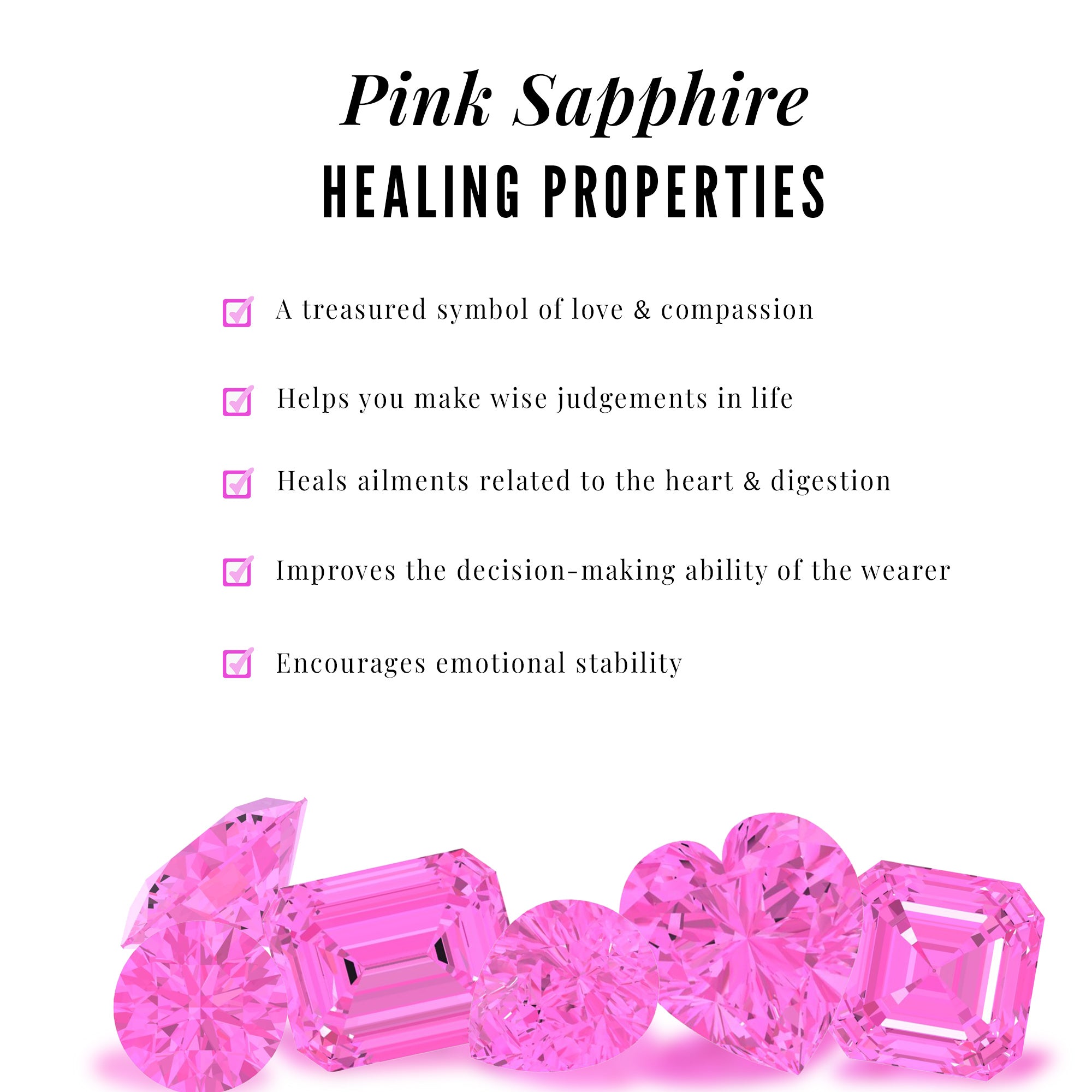 Minimal Pink Sapphire and Diamond Geometric Chain Bracelet Pink Sapphire - ( AAA ) - Quality - Rosec Jewels