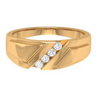 1/4 CT Round Cut Diamond Band Ring in Tension Mount Setting Diamond - ( HI-SI ) - Color and Clarity - Rosec Jewels
